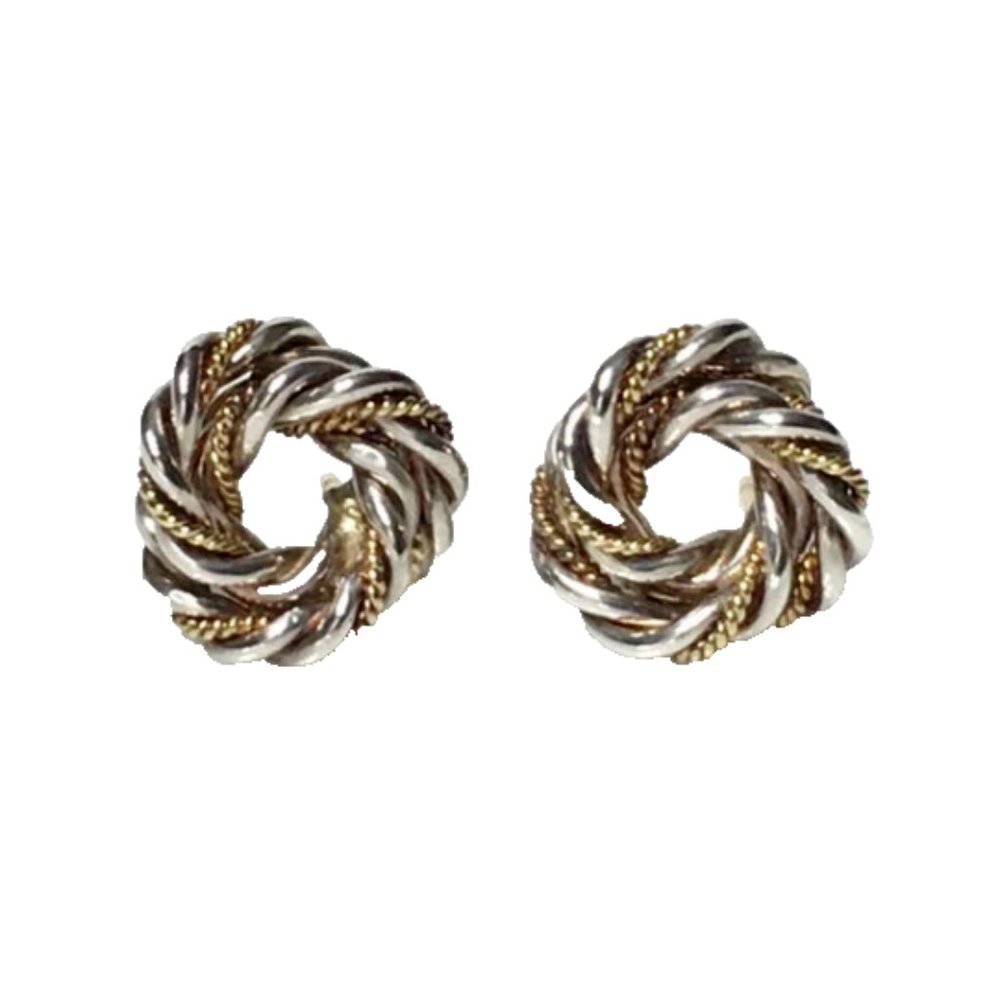 Tiffany & Co. Chain Wrapped Earrings
